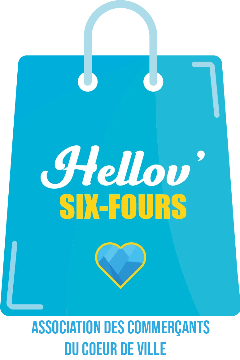 Logo Association des commerçants du centre-ville de Six-Fours : Hellov'Six-Fours